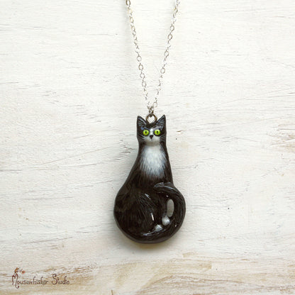 Cat Necklace by NZ Artist