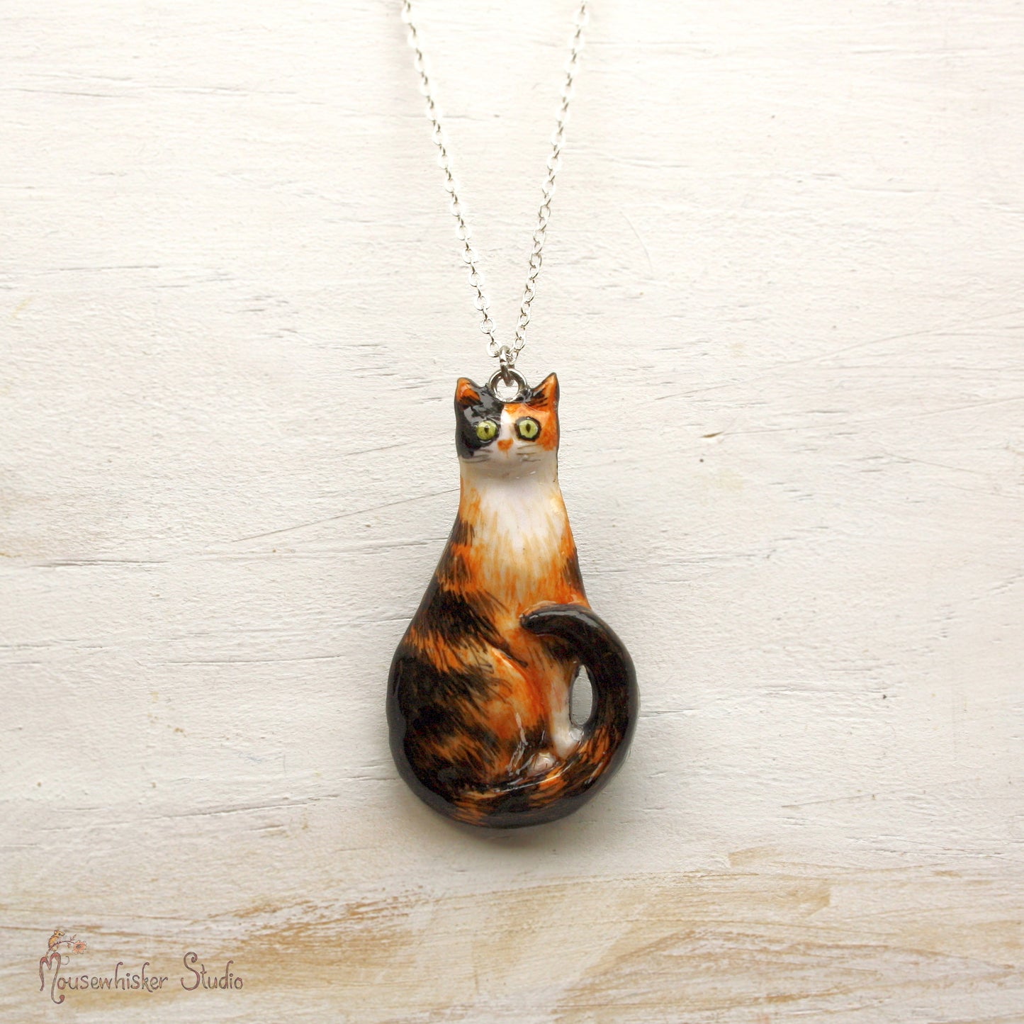 Cat Necklace - Tortoiseshell / Calico