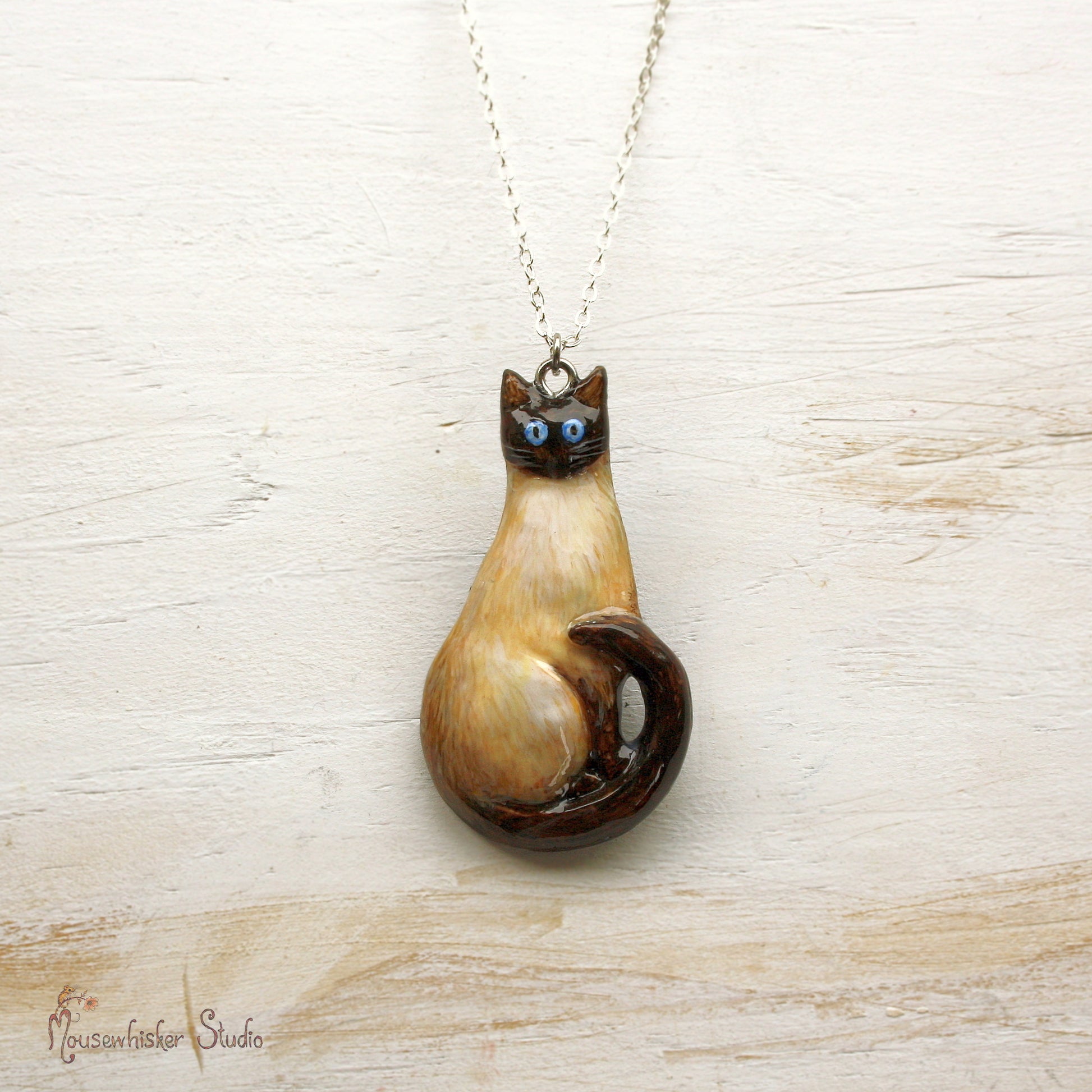 Siamese Cat Necklace