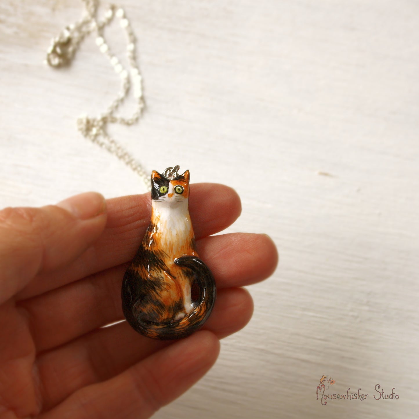 Calico Cat Pendant