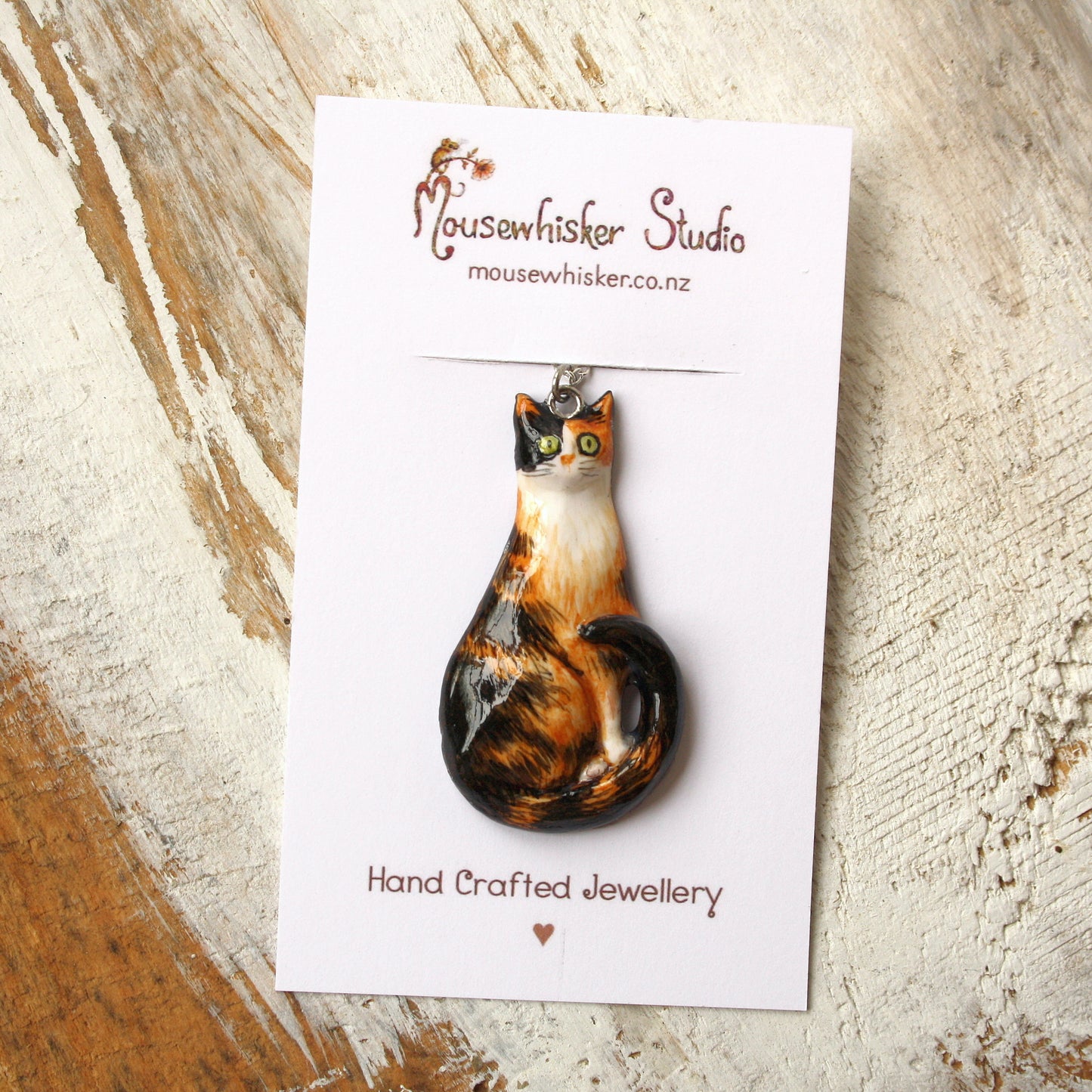 Cat Art Jewellery Gift NZ