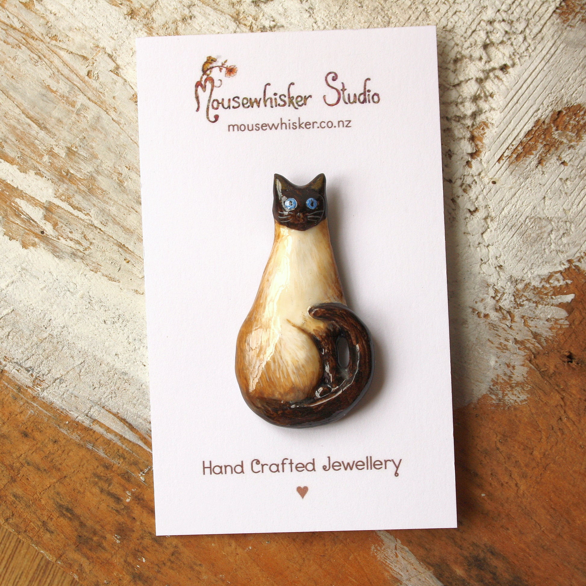 Siamese Brooch - Cat Loss Gift