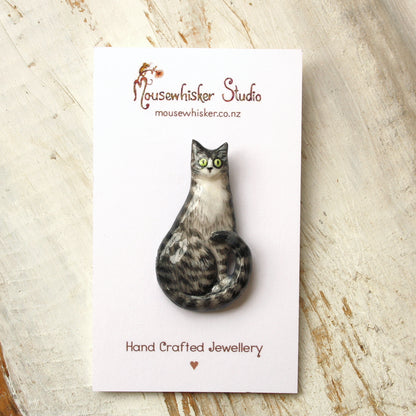 Cat Brooch - Pet Memorial Gift Idea