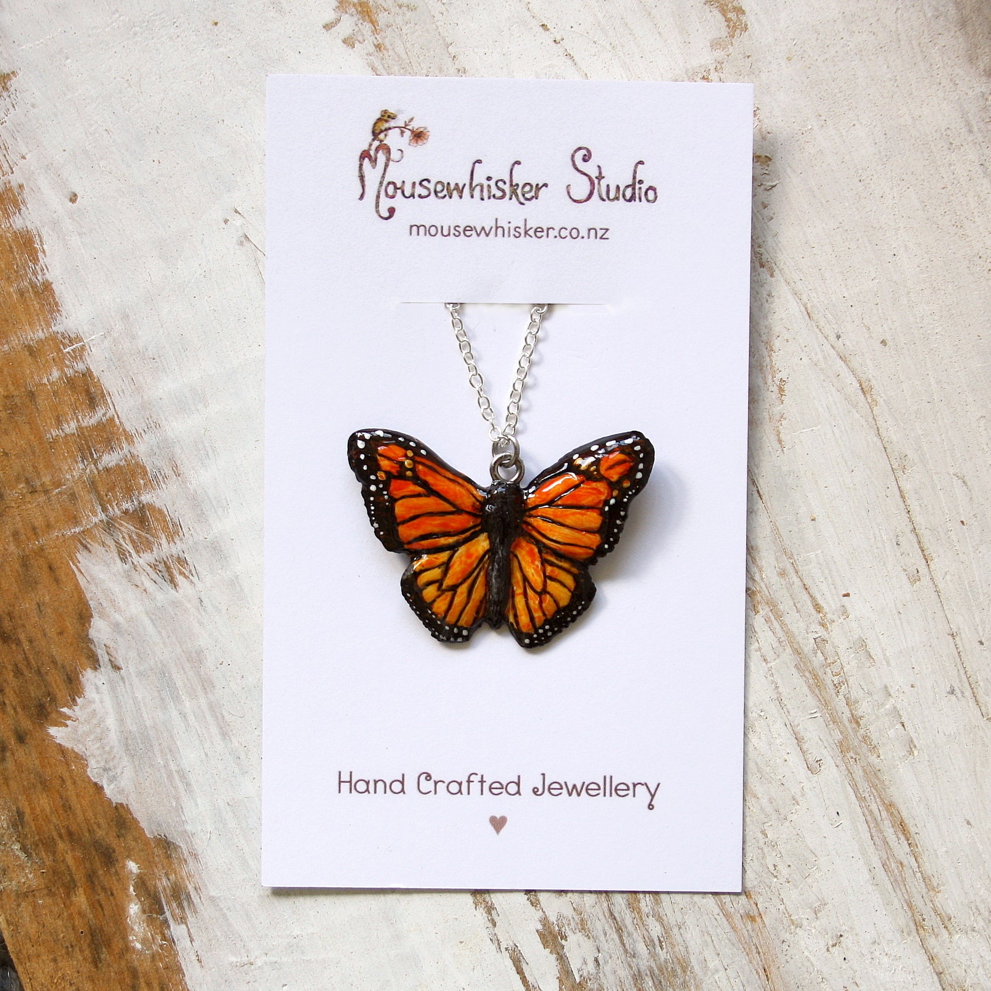 Monarch Necklace - Gift for Butterfly Lovers