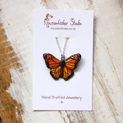 Monarch Necklace - Gift for Butterfly Lovers