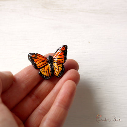 Monarch Butterfly - Original Art Jewellery