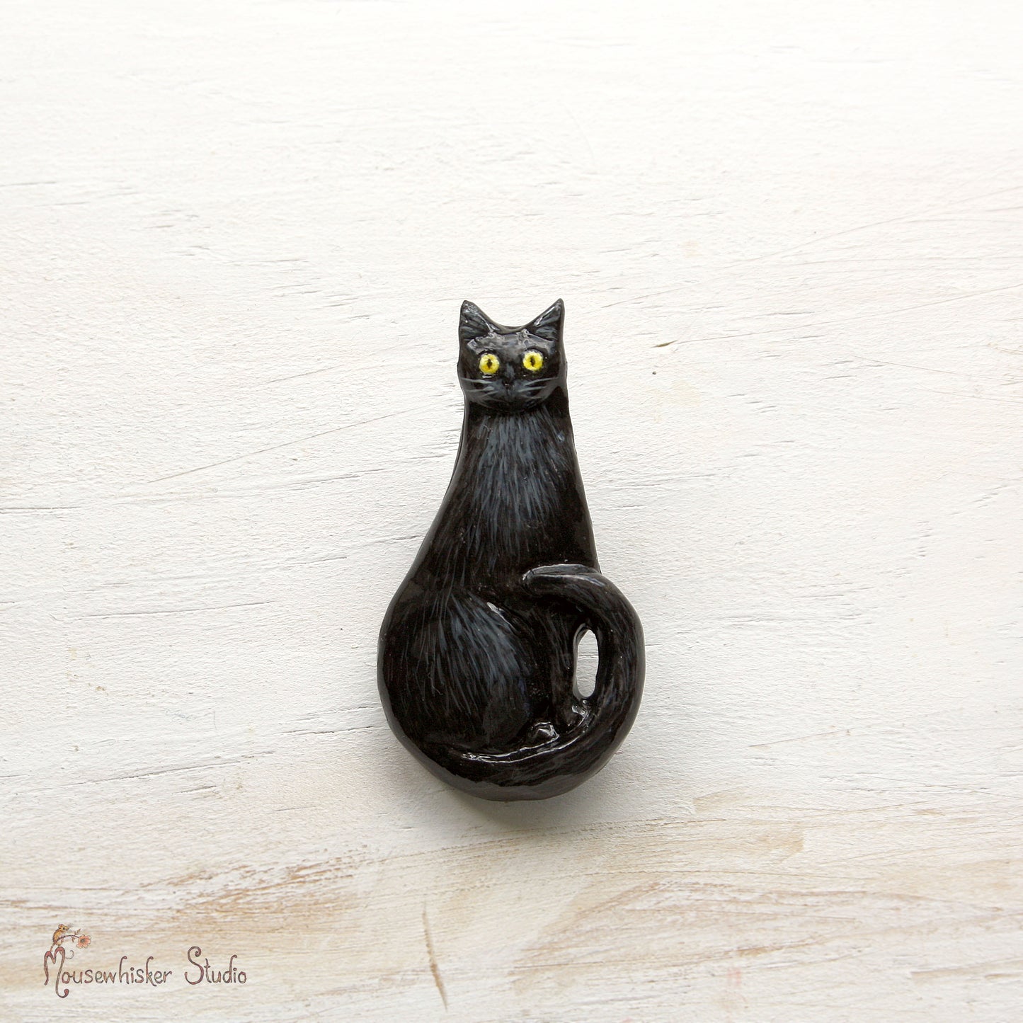 Black Cat Brooch