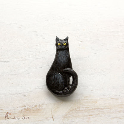 Black Cat Brooch