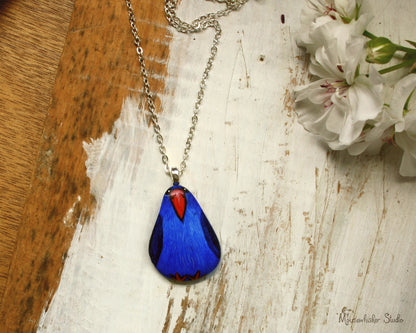 Pukeko Pebble Brooch / Necklace